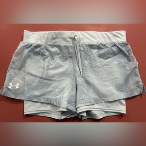 Under Armour Light Gray Athletic Shorts